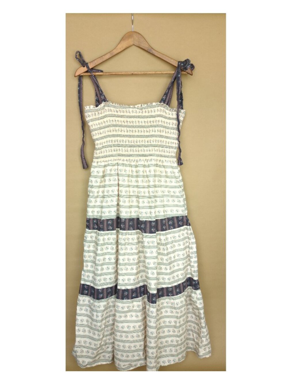 Neuflora Patterned Cotton Midi Dress